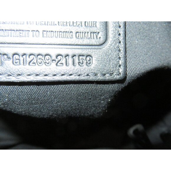 Coach 2012 Limited Edition Black Legacy Medium Candace Calf Hair Leather Satchel - Picture 7 of 14